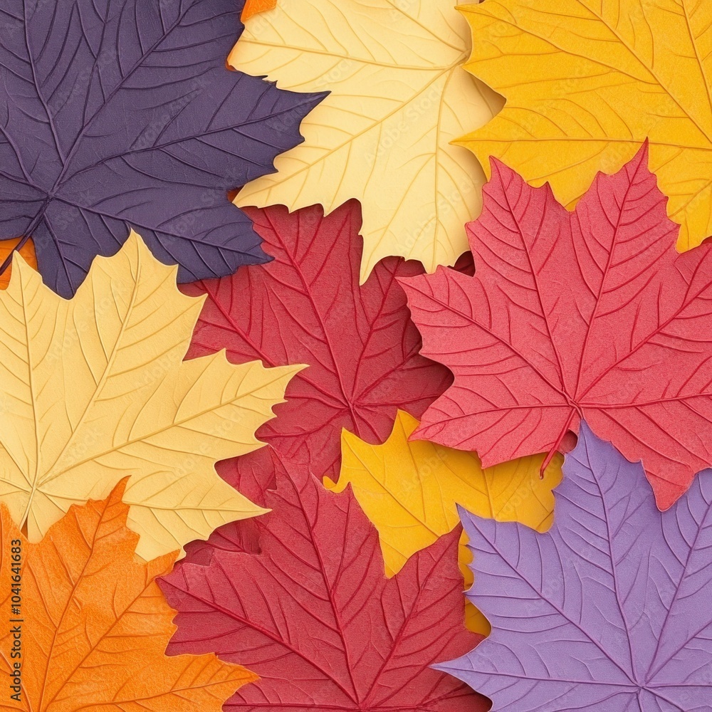 Autumn Maple Leaves Background Autumn Maple Leaves Background