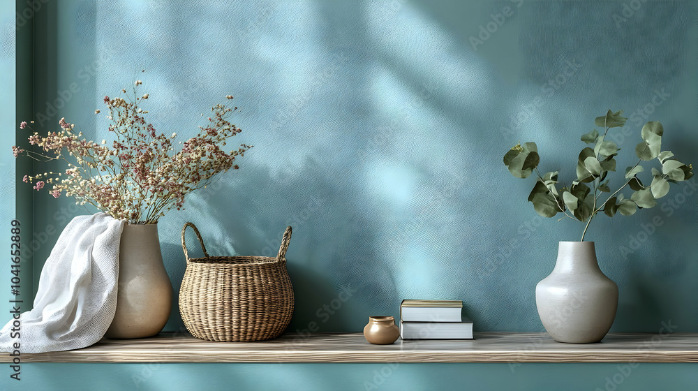 Decorate Your Home with a Woven Basket and Vases Decorate Your Home with a Woven Basket and Vases