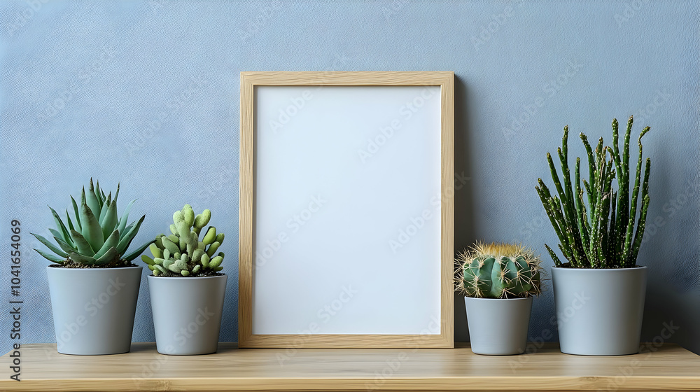 Decorating with Succulents and a Blank Frame Decorating with Succulents and a Blank Frame