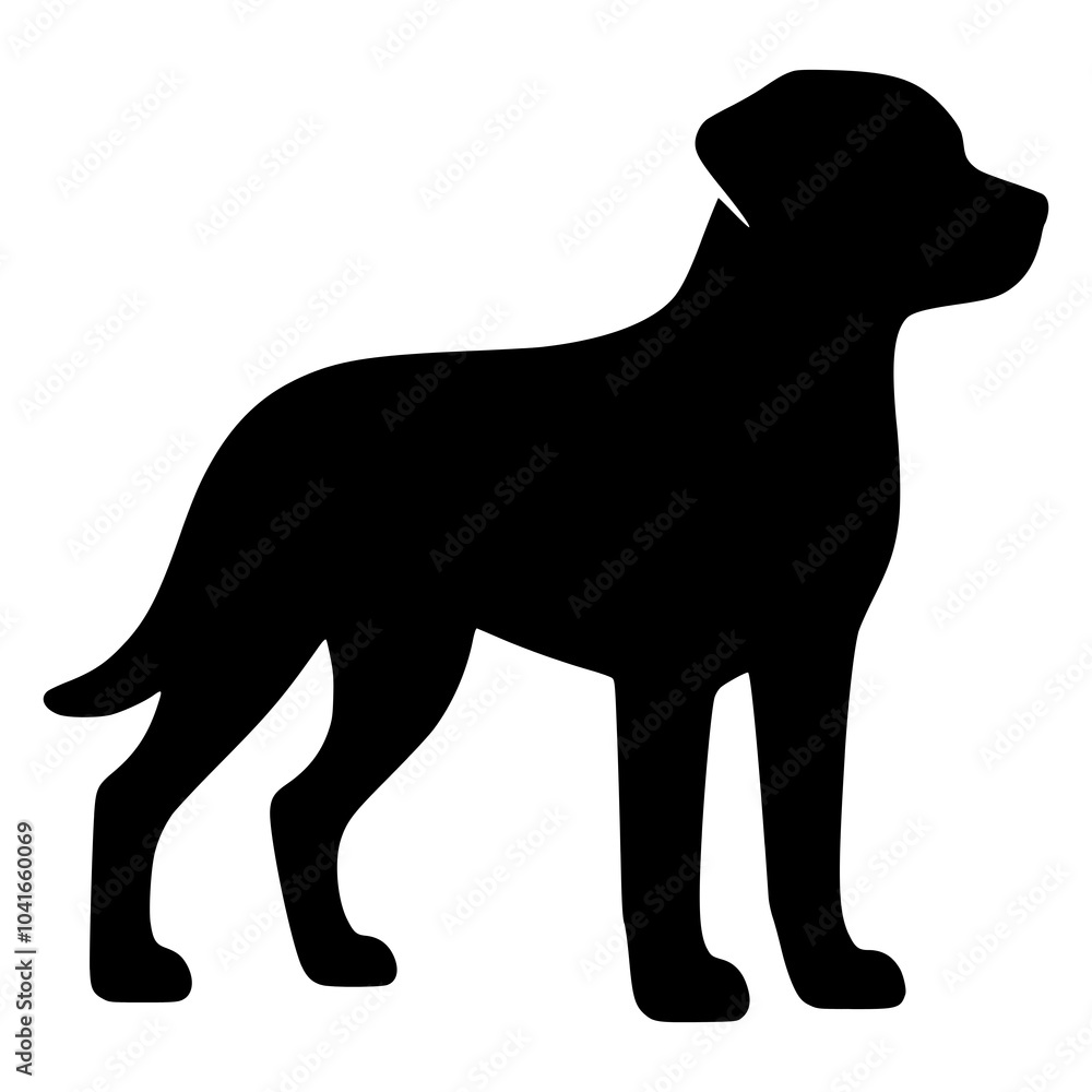 dog silhouette vector isolated on white background dog silhouette vector isolated on white background