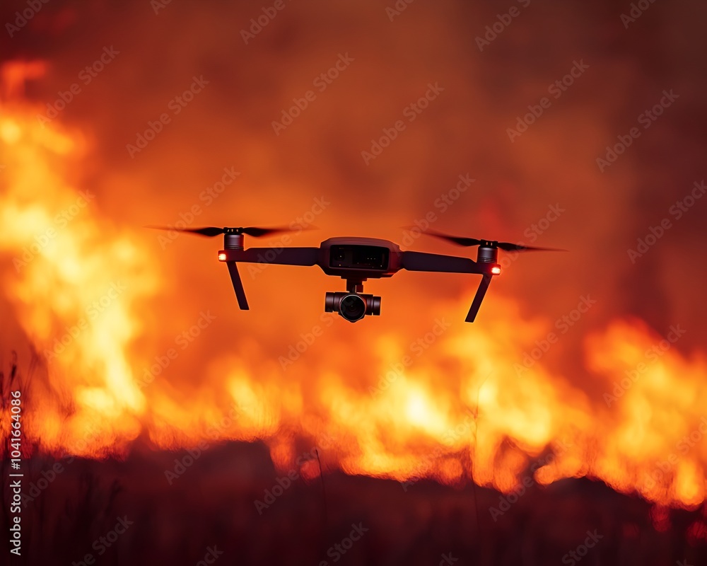 Drone Equipped with Thermal Captures Wildfire Data for Emergency Response Drone Equipped with Thermal Captures Wildfire Data for Emergency Response