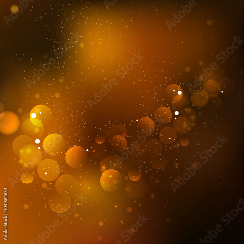 Blurred Brown Lights Background