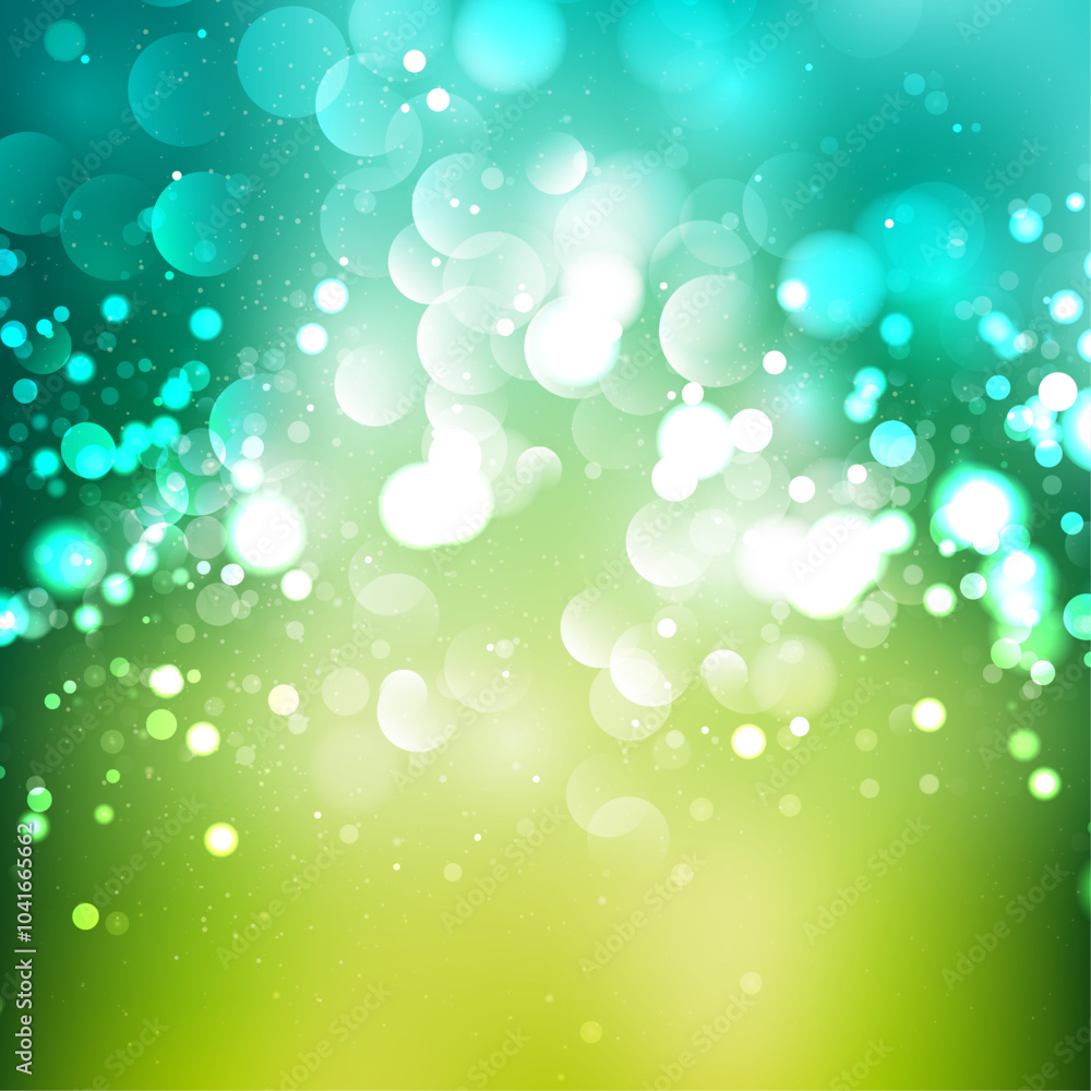 Turquoise Green Bokeh Background Turquoise Green Bokeh Background