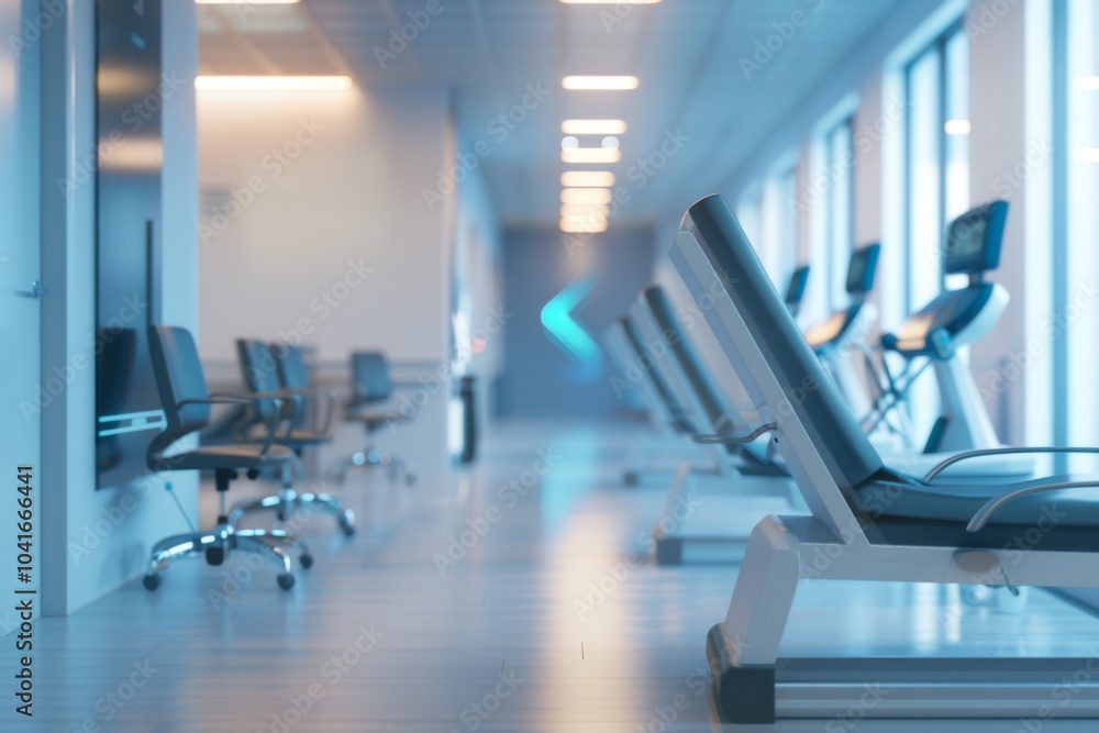 Ultra modern rehabilitation center with tech assisted tools Ultra modern rehabilitation center with tech assisted tools