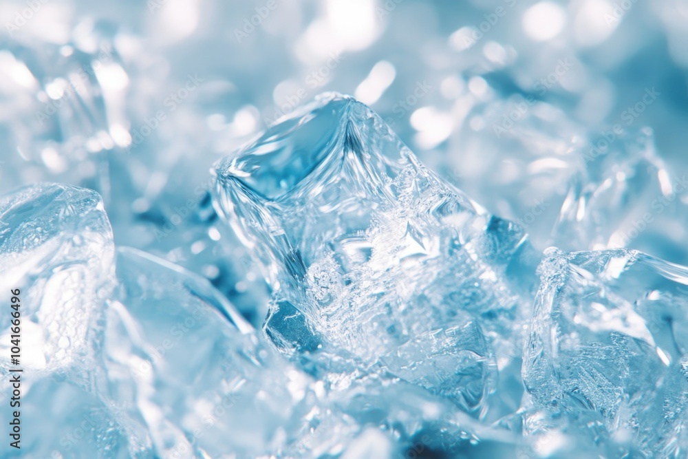 A clear and compact view of a group of ice cubes, ideal for use in various contexts such as science, education, or commercial applications A clear and compact view of a group of ice cubes, ideal for use in various contexts such as science, education, or commercial applications