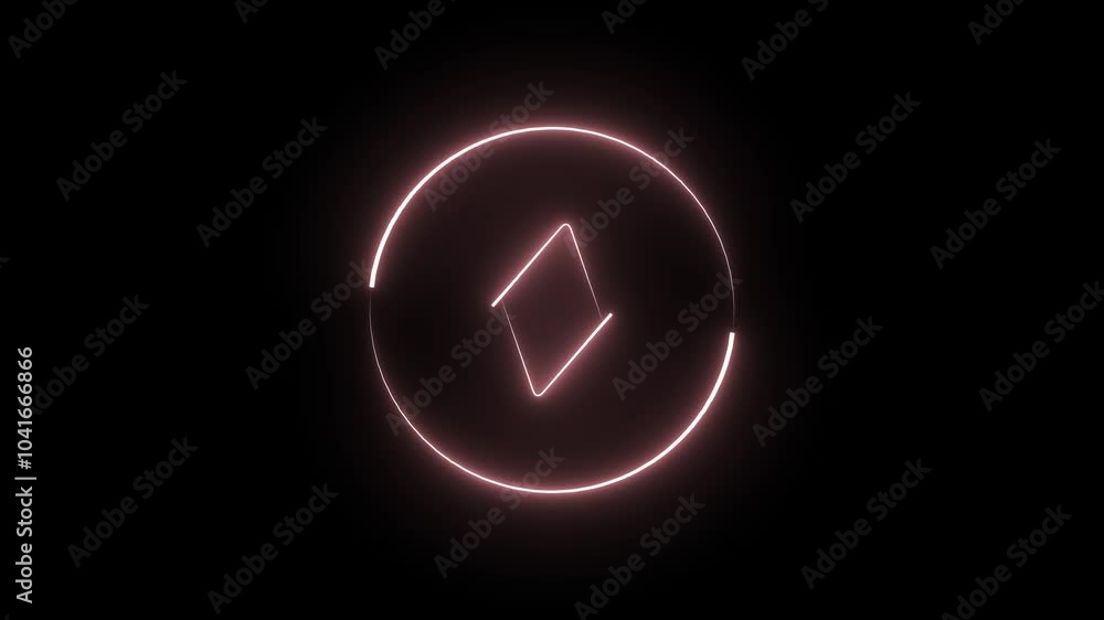 Energy Icon Animation.neon Electric Icon Animation With Glowing Circle, Light Energy Ecology Background. Neon music sheet. Line art. Musical symbols. Isolated on black background. Neon lines. Energy Icon Animation.neon Electric Icon Animation With Glowing Circle, Light Energy Ecology Background. Neon music sheet. Line art. Musical symbols. Isolated on black background. Neon lines.
