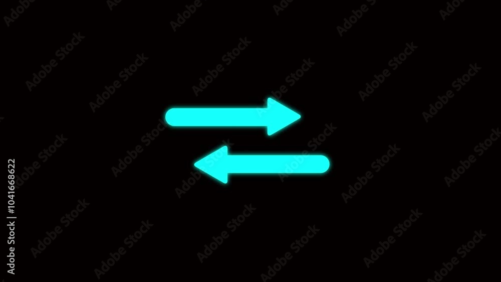 Two animated white arrows on a black background. 4K animation. Left or right direction arrow on black background. 4k video. Two animated white arrows on a black background. 4K animation. Left or right direction arrow on black background. 4k video.