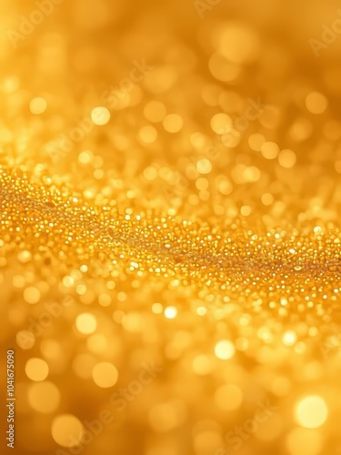 Light shiny golden glitter background glitter dust particle Ultra realistic 