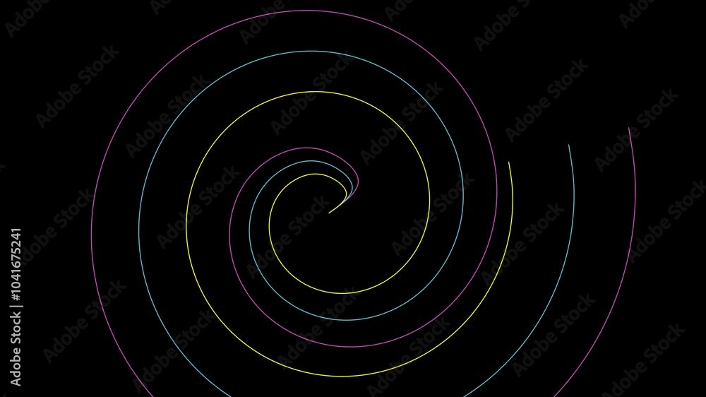 abstract background with spiral which starts from single point abstract background with spiral which starts from single point