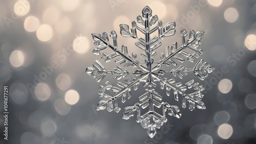 A delicate snowflake 