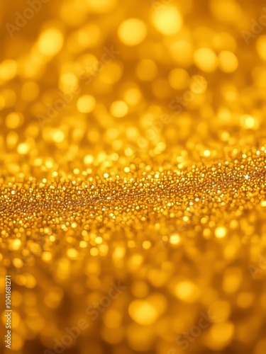 Golden glittering light particles background glitters material floating in the air background glitter dust particle Ultra realistic 