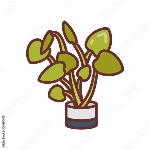 Ikea Planticon Filled Icons , Vector illustration
