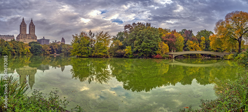 Bow bridge, in autumn photo