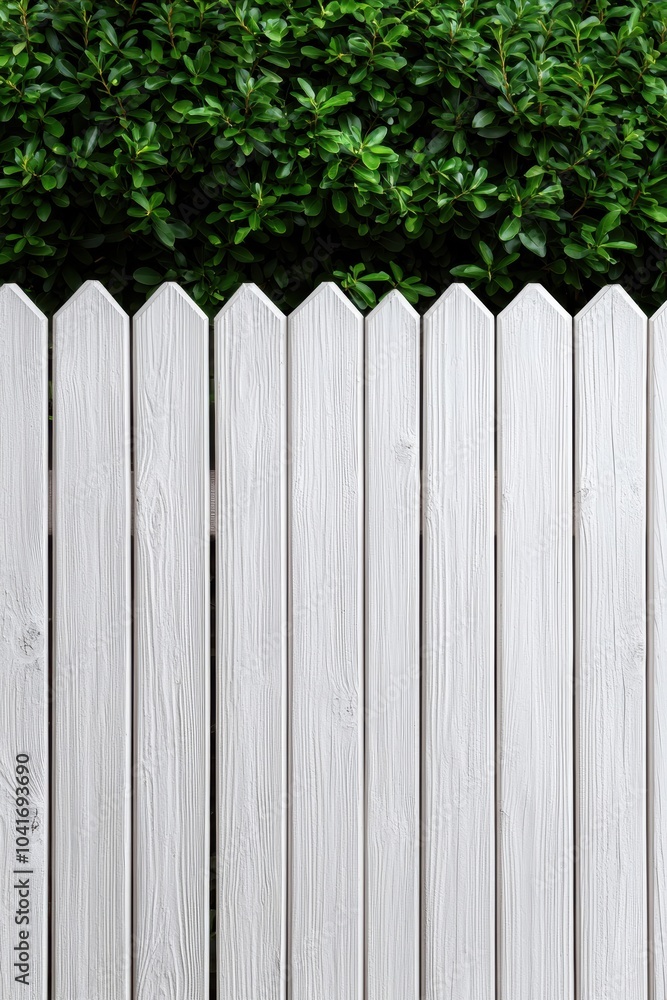 A clean, modern wooden fence with a textured surface, contrasting beautifully against vibrant green foliage, perfect for gardens or outdoor spaces. A clean, modern wooden fence with a textured surface, contrasting beautifully against vibrant green foliage, perfect for gardens or outdoor spaces.