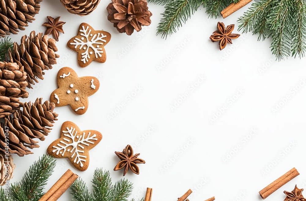 A photo of Christmas decorations A photo of Christmas decorations