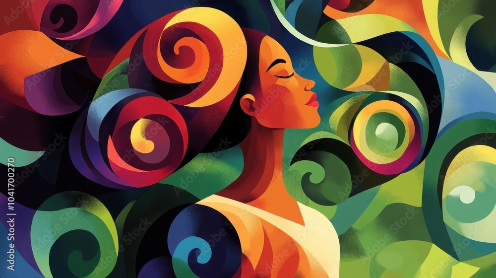 Colorful geometric zodiac illustration featuring intricate abstract patterns Colorful geometric zodiac illustration featuring intricate abstract patterns