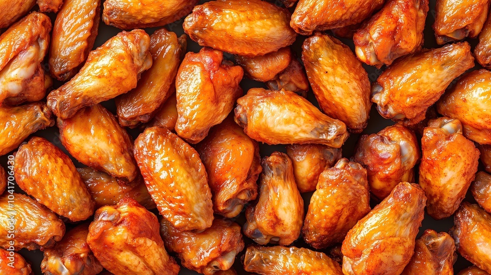 Tasty juicy fried chicken wings background. Fried appetizing chicken wings full frame close-up. Tasty juicy fried chicken wings background. Fried appetizing chicken wings full frame close-up.