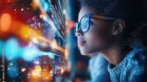 Wallpaper Mural Digital literacy resources innovatively developed to support skill-building in education. High quality illustration Torontodigital.ca