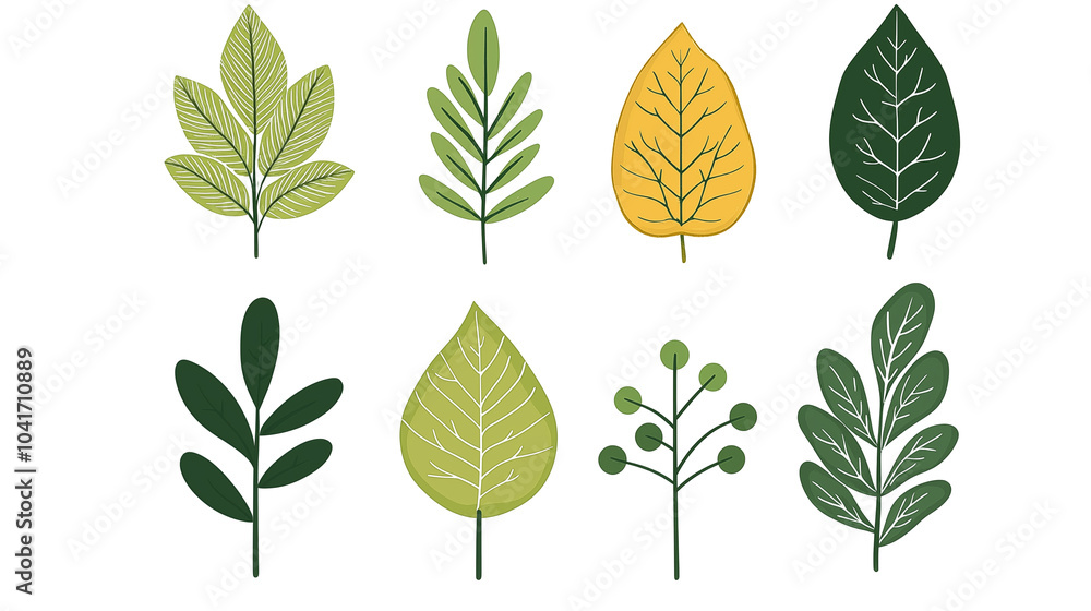 cartoon leaves illustration material
cartoon leaves illustration material