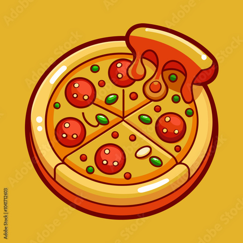 pizza illustration