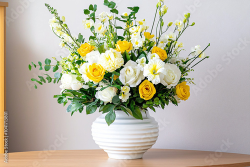 Wallpaper Mural contemporary funeral flowers arrangement, sophisticated design Torontodigital.ca