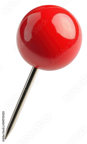 PNG Red push pin isolated round red.