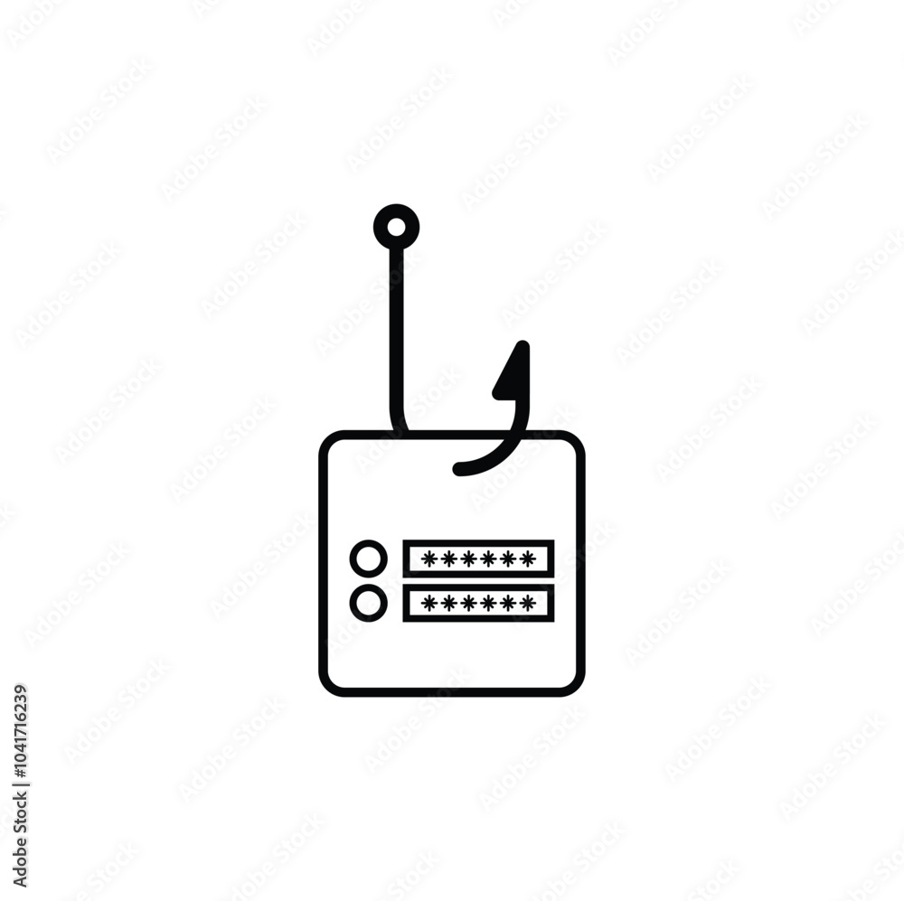Flat phishing icon. Vector illustration design. Eps 10. Flat phishing icon. Vector illustration design. Eps 10.