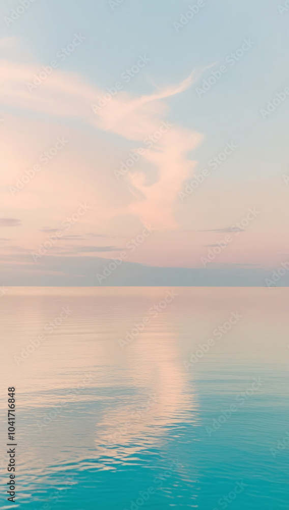 Obraz premium Sunset Over The Sea