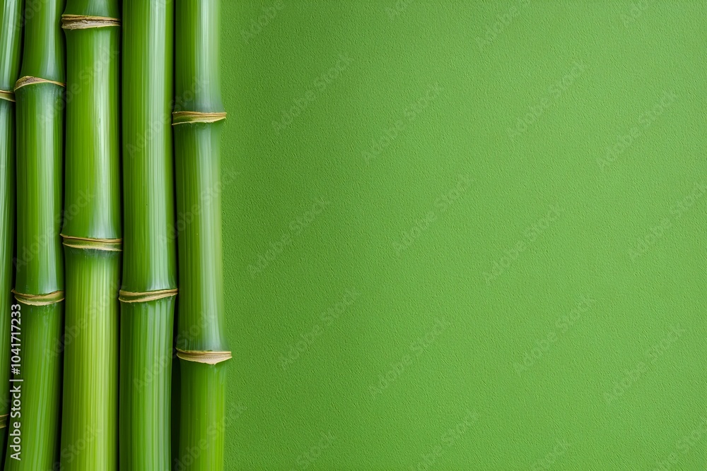 Top View of Japanese Plain Bamboo Background with Right Aligned Space for Text in Photography Top View of Japanese Plain Bamboo Background with Right Aligned Space for Text in Photography