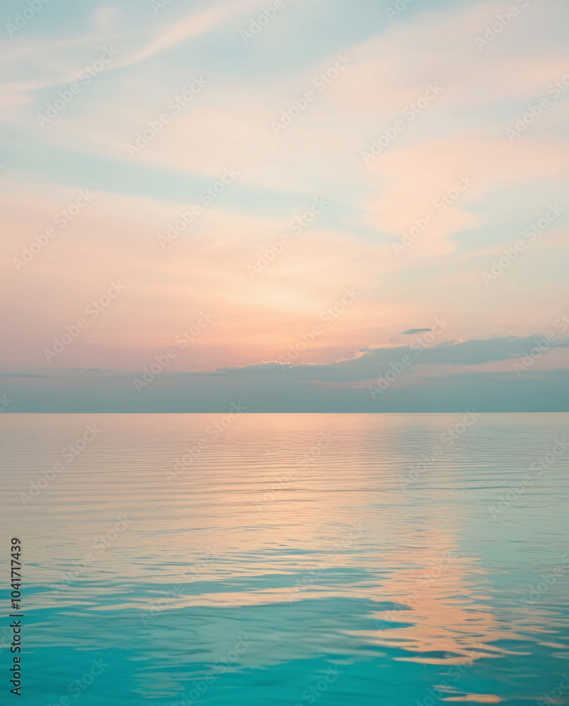 Fototapeta premium Sunset Over The Sea