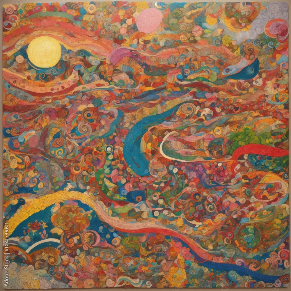 Swirling paint illustration, AI generated Swirling paint illustration, AI generated