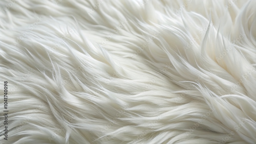 Obraz premium Abstract White Fur Background Texture for Creative Visuals and Design Projects