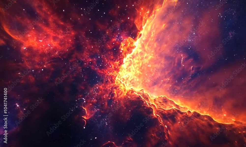 beautiful nebula and galaxy in deep space beautiful nebula and galaxy in deep space