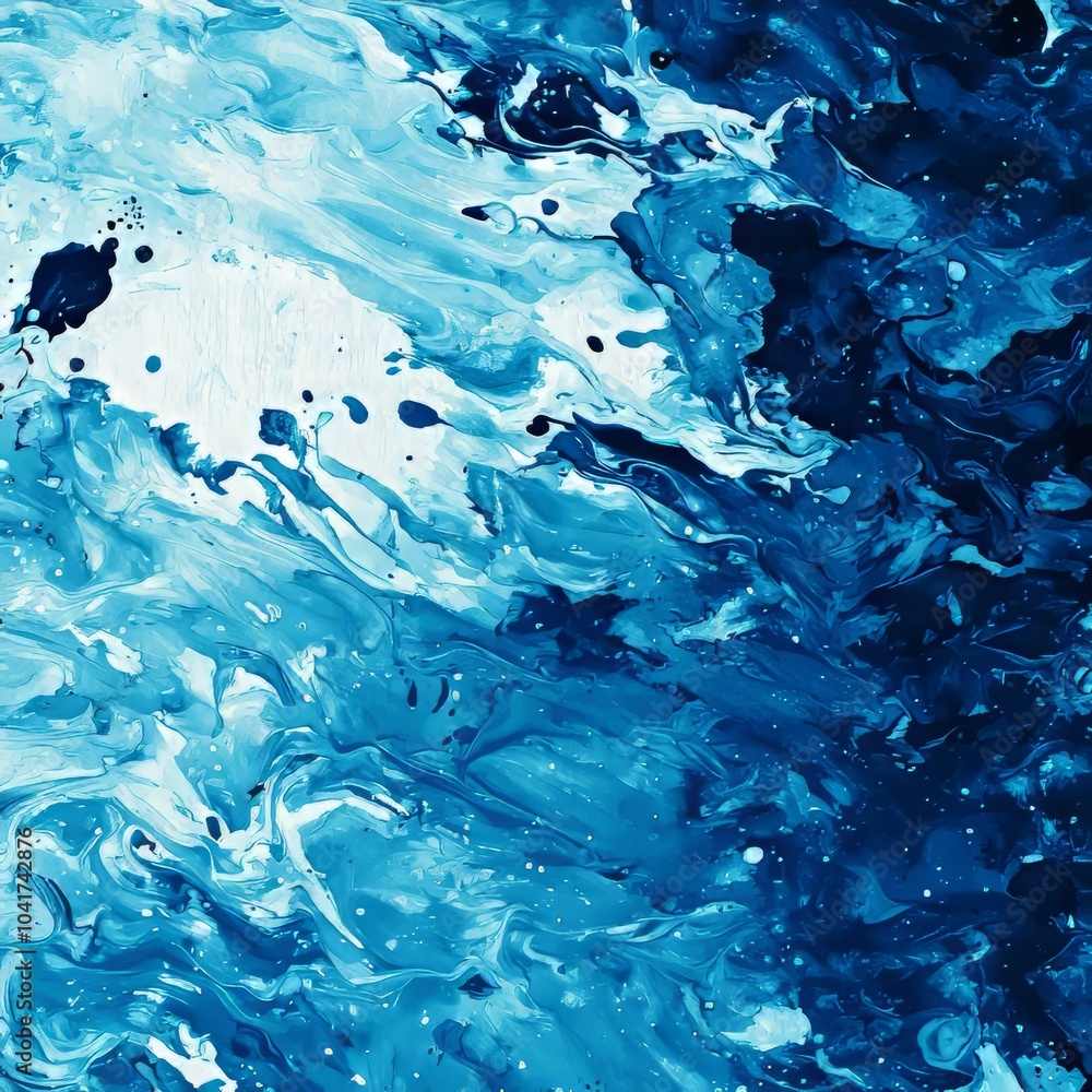 Abstract blue canvas texture with swirling patterns and artistic brush strokes. Abstract blue canvas texture with swirling patterns and artistic brush strokes.