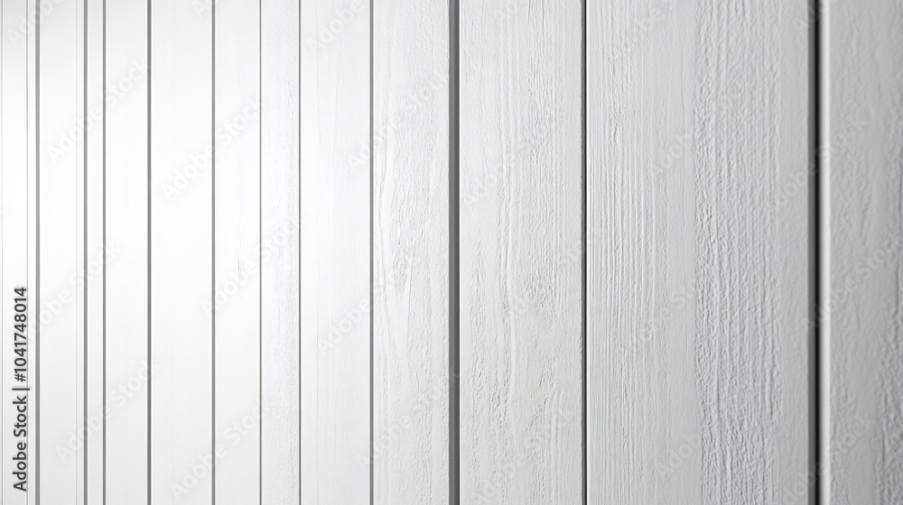 White vertically panelled wall background with subtle grooves and a clean finish ideal for minimalist modern or Scandinavian interiors looking for a light airy ambiance White vertically panelled wall background with subtle grooves and a clean finish ideal for minimalist modern or Scandinavian interiors looking for a light airy ambiance