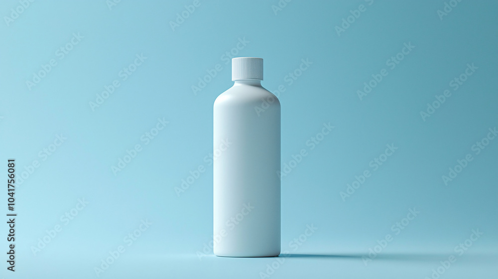 Clean and Modern Mock-Up of Toner Bottle for Skincare Product Branding Clean and Modern Mock-Up of Toner Bottle for Skincare Product Branding