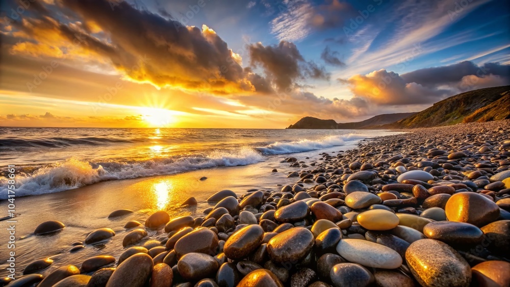 Balancing Pebbles at Llandudno Beach in North Wales During Evening Light - Stunning Fashion Photography Inspiration Balancing Pebbles at Llandudno Beach in North Wales During Evening Light - Stunning Fashion Photography Inspiration