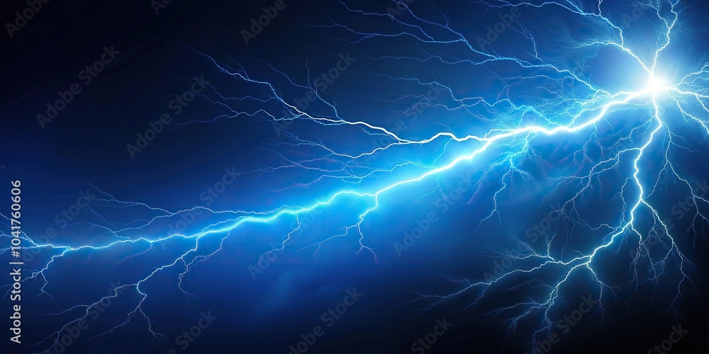 custom made wallpaper toronto digitalBright flash of lightning on dark blue background wallpaper