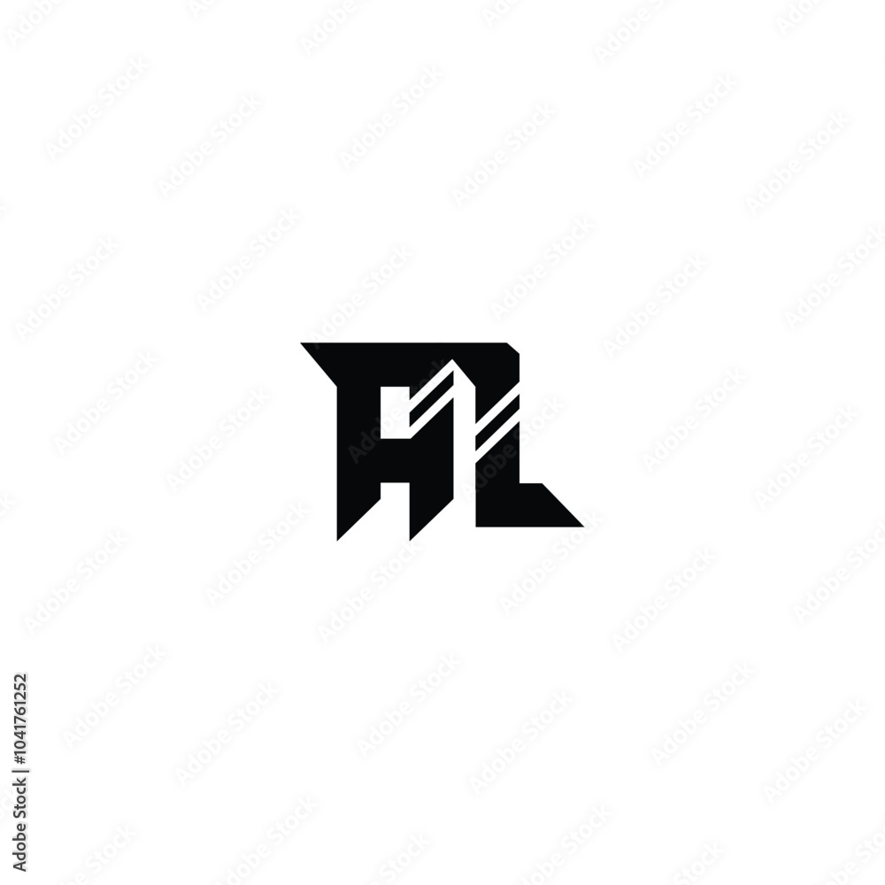 AL monogram logo design letter text name symbol monochrome logotype alphabet character simple logo AL monogram logo design letter text name symbol monochrome logotype alphabet character simple logo