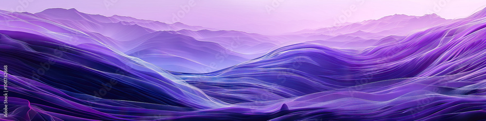 Obraz premium Purple Haze of Abstract Landscape: A dreamy, ethereal landscape filled with swirling hues of purple and lavender.