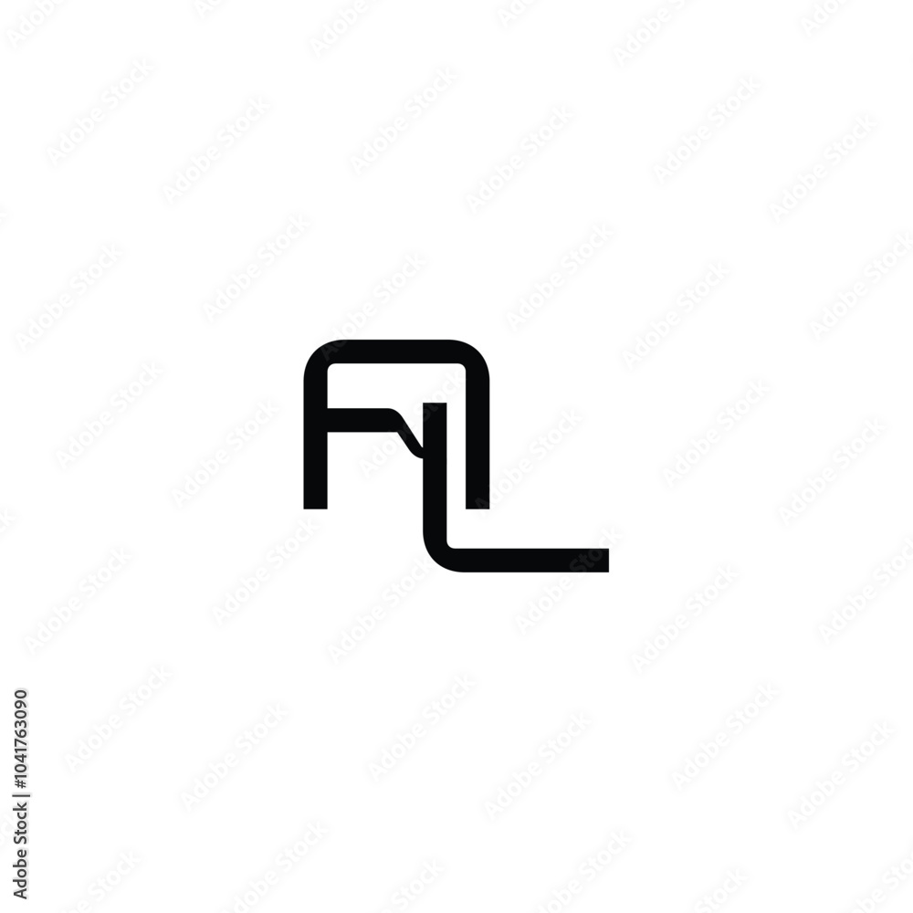 AL monogram logo design letter text name symbol monochrome logotype alphabet character simple logo AL monogram logo design letter text name symbol monochrome logotype alphabet character simple logo