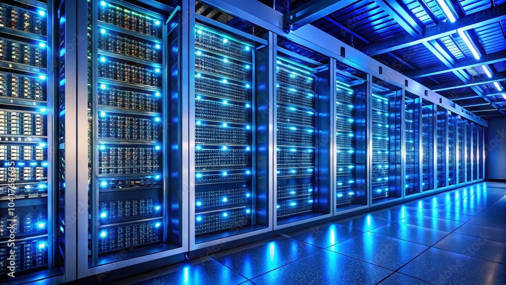 Blue Server Rack with Lights: The Importance of Organized Data Storage and Effective Data Management in Network Systems Blue Server Rack with Lights: The Importance of Organized Data Storage and Effective Data Management in Network Systems