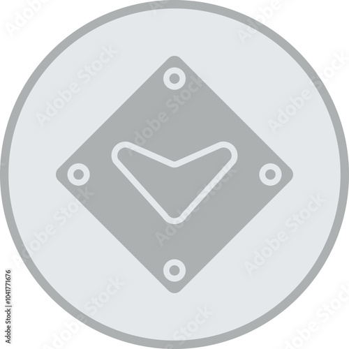 Down Chevron Icon Design