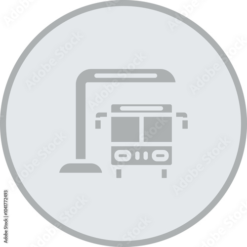 Bus Station Icon Design