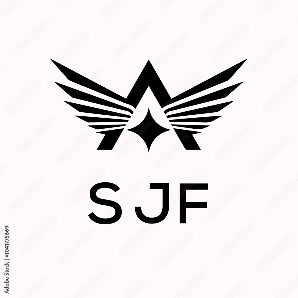 Letter SJF creative logo design vector Letter SJF creative logo design vector