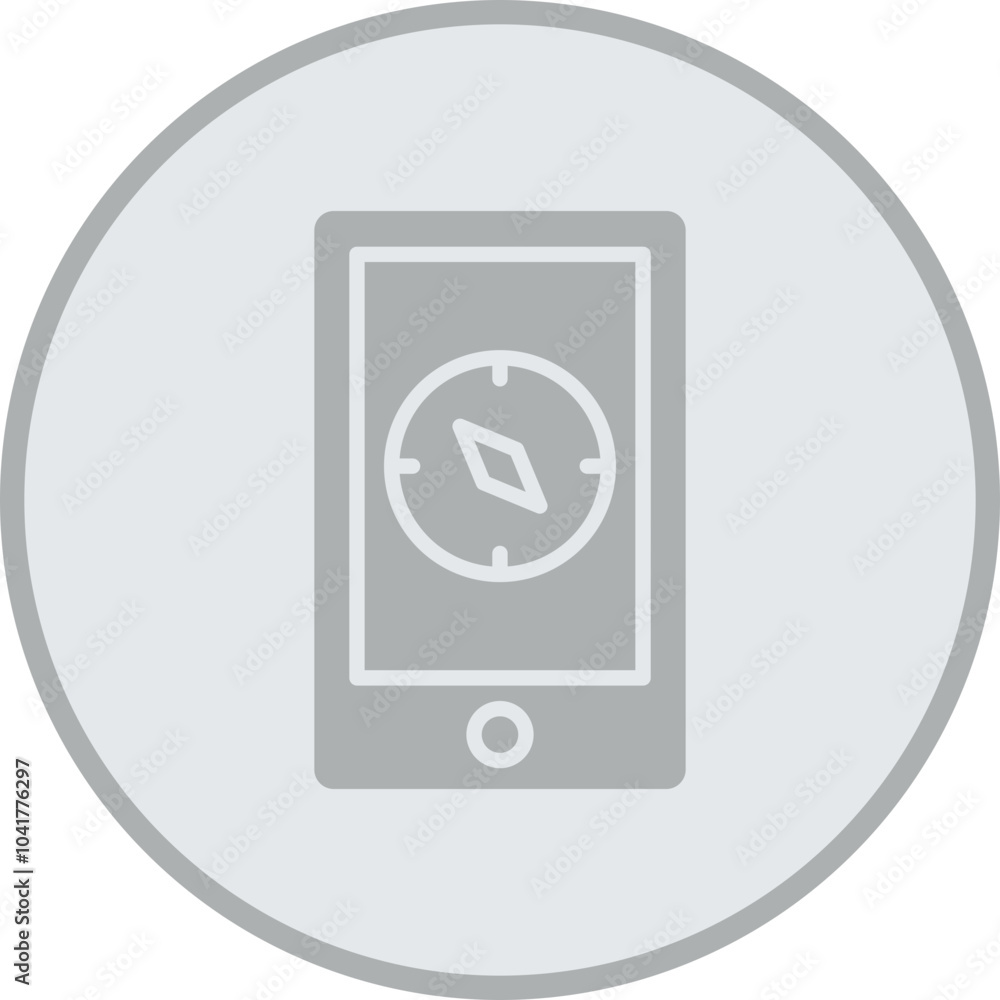 Compass App Icon Design Compass App Icon Design
