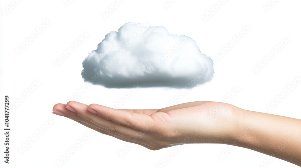 Reach for the dream, purple cloud held in hand, captivating image of imagination and wonder Reach for the dream, purple cloud held in hand, captivating image of imagination and wonder