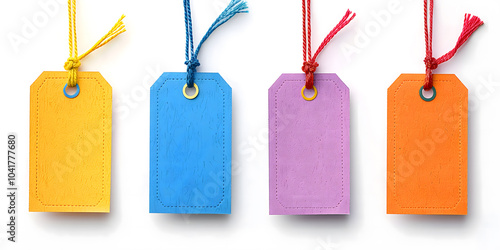 Colorful Identification Tags on String