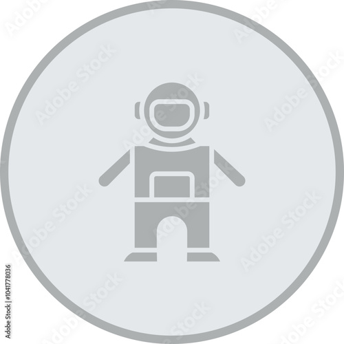 Space Suit Icon Design
