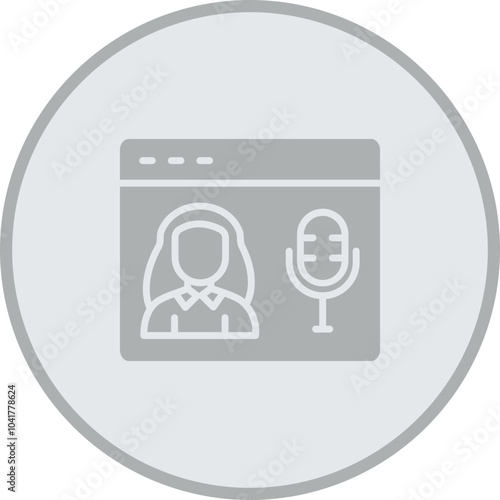 Webcast Icon Design